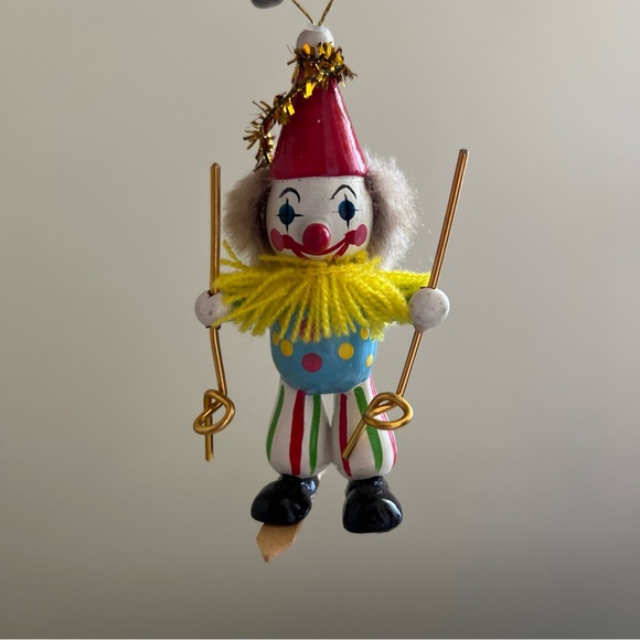 (3) KATHE WOHLFAHRT Ornament Rothenburg Germany Tags Wooden Clowns READ - Picture 4 of 9